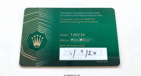 rolex new style warranty card|rolex 5 year warranty.